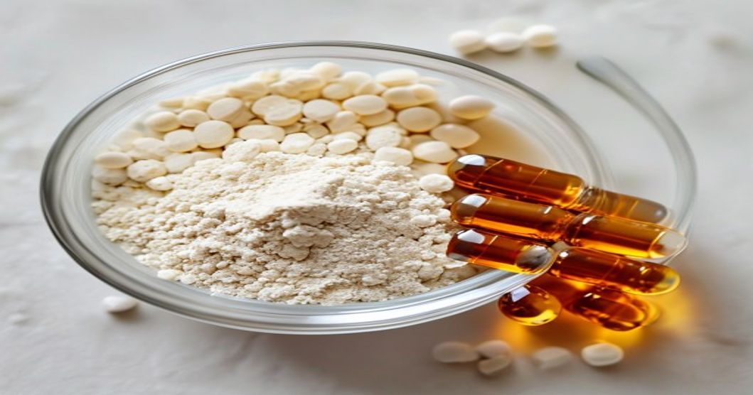 Different collagen supplement formats compared side by side